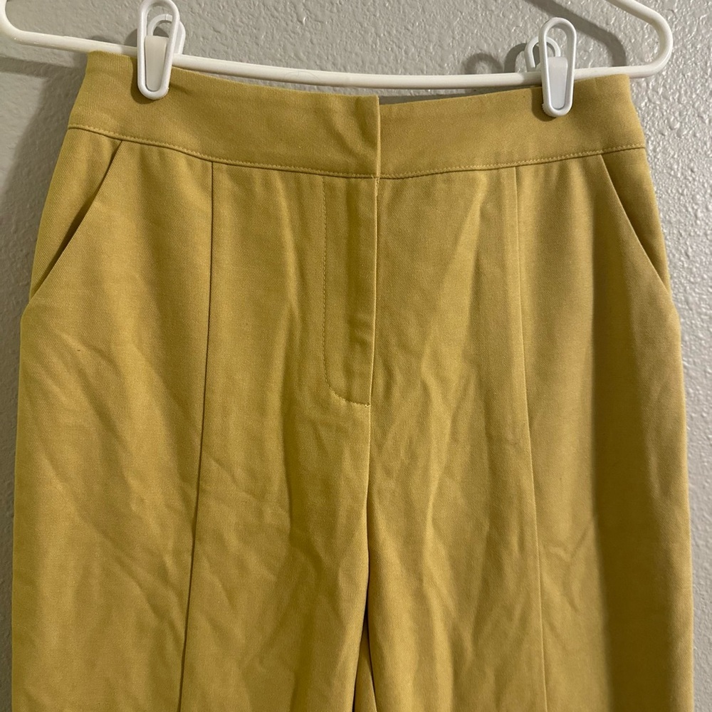 NWT Ghospell Chic Yellow Straight Leg Women's Pants - Picture 3 of 8